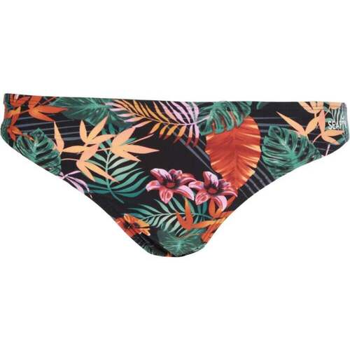textil Mujer Bikini Seafor FLORAL  3 CM Negro
