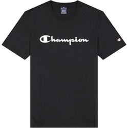 textil Hombre Polos manga corta Champion Tape Crewneck T-Shirt Negro