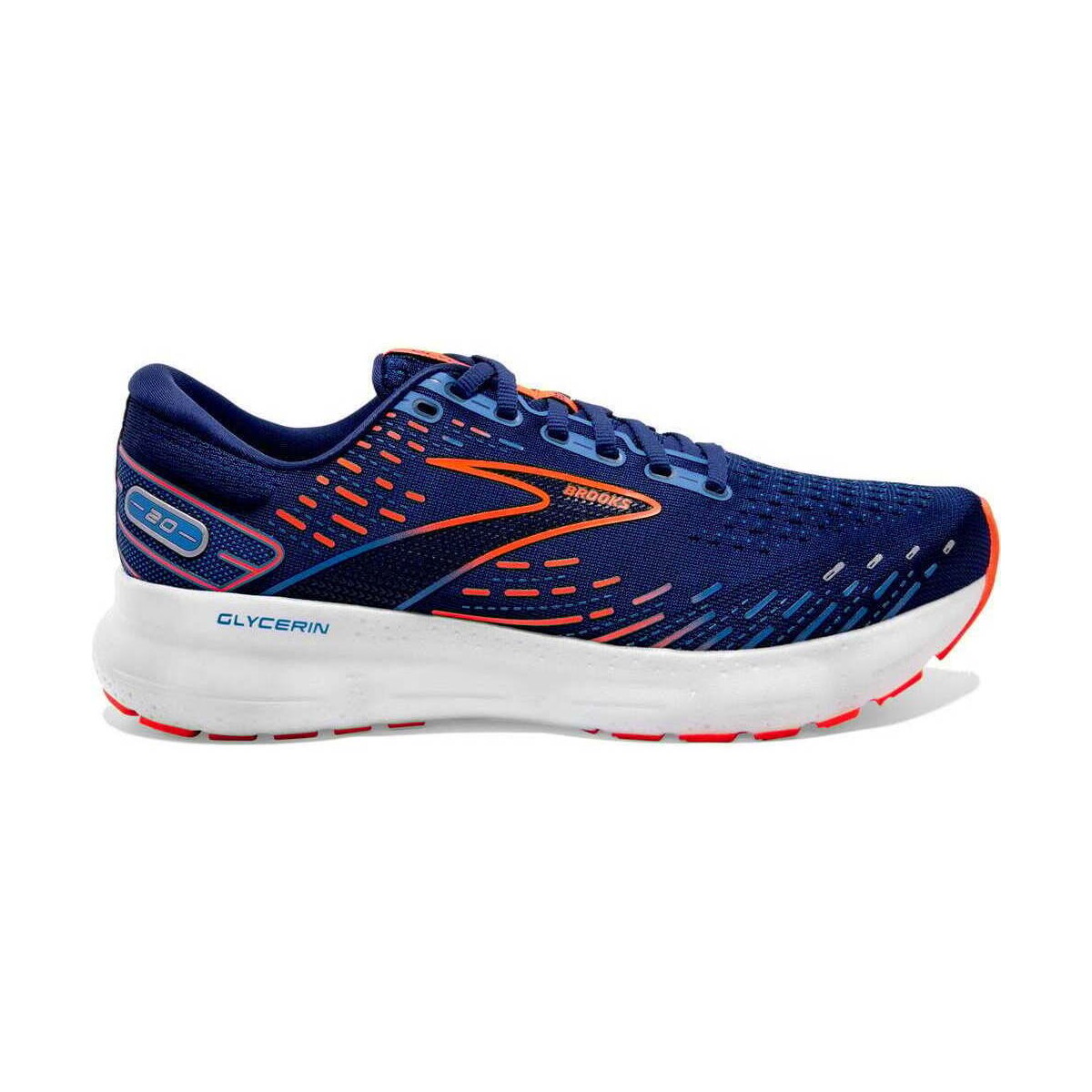 Zapatos Hombre Running / trail Brooks GLYCERIN 20 Azul