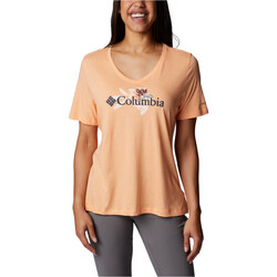 textil Mujer Camisas Columbia Bluebird Day Relaxed V Neck Naranja