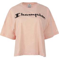 textil Mujer Polos manga corta Champion Crewneck T-Shirt Rosa