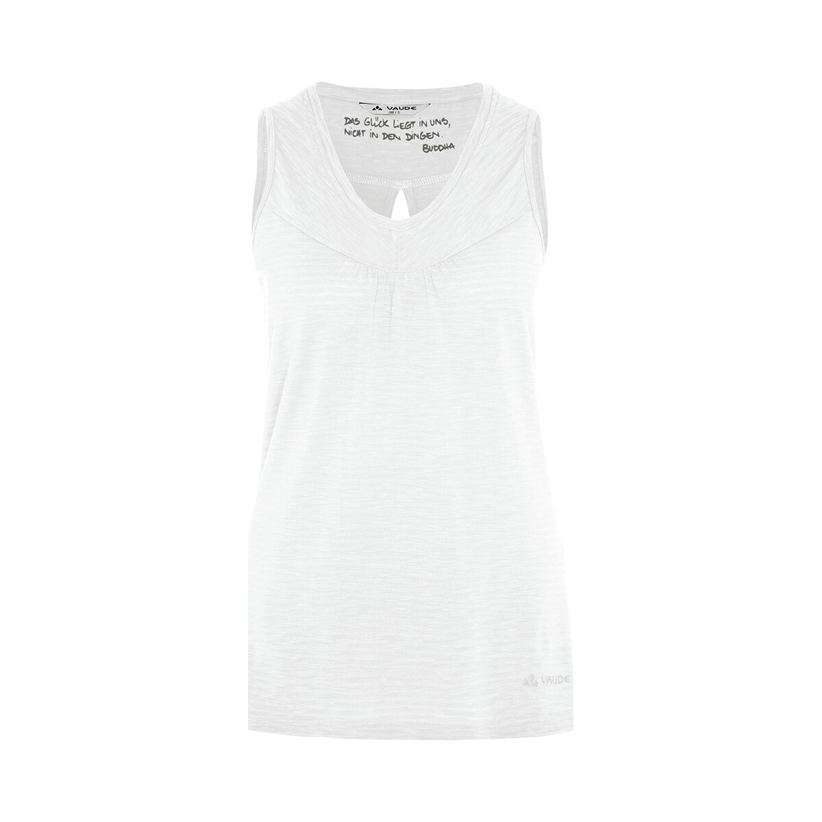 textil Mujer Camisas Vaude Skomer Top Blanco