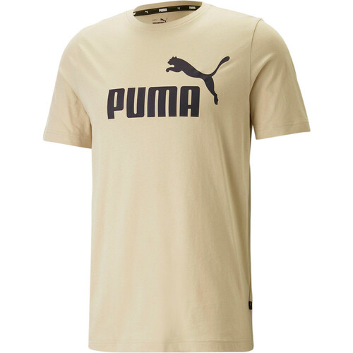 textil Hombre Polos manga corta Puma ESS Logo Tee Beige