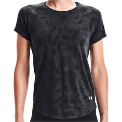 textil Mujer Camisas Under Armour UA Streaker Forest SS Negro