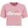 textil Mujer Polos manga corta Ellesse Alberta Crop T-Shirt Rosa