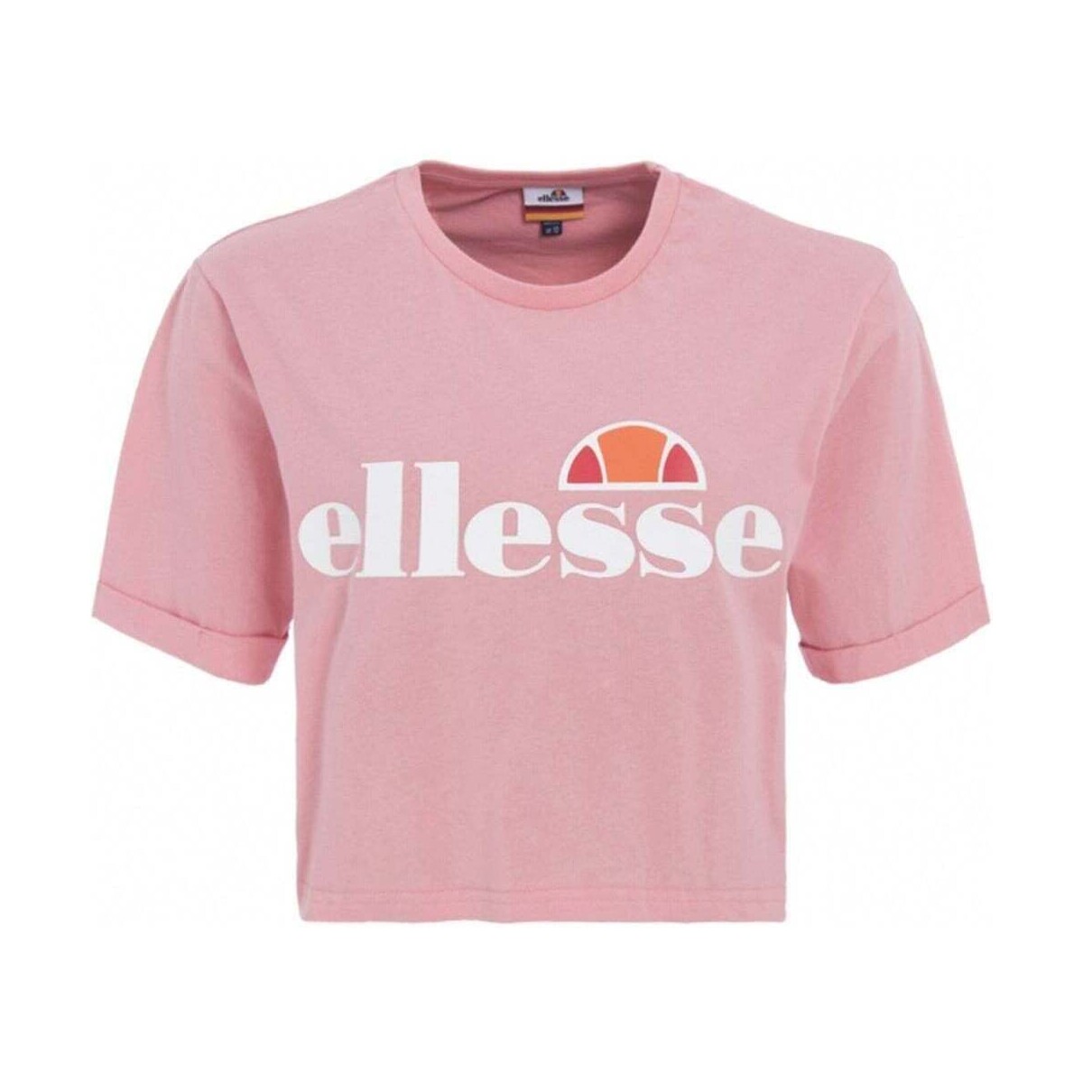 textil Mujer Polos manga corta Ellesse Alberta Crop T-Shirt Rosa