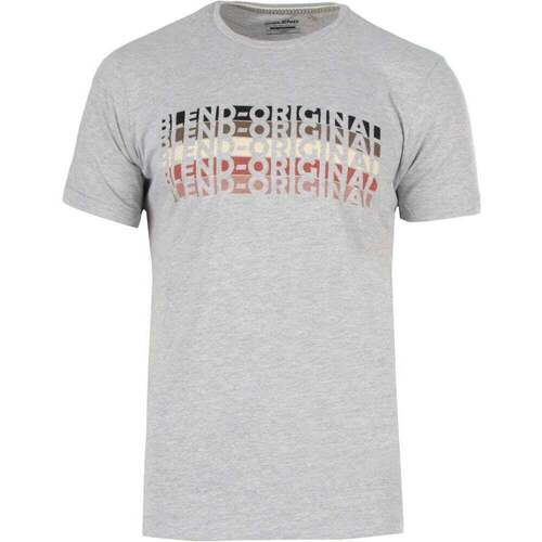 textil Hombre Polos manga corta Blend Of America TEE LETTERS Gris