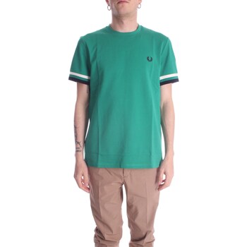 textil Hombre Camisetas manga corta Fred Perry M5609 Verde