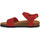 Zapatos Mujer Sandalias Frau NABOUK V ROSSO Rojo
