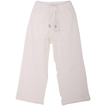 textil Niña Pantalones con 5 bolsillos Manila Grace MG2080 Blanco