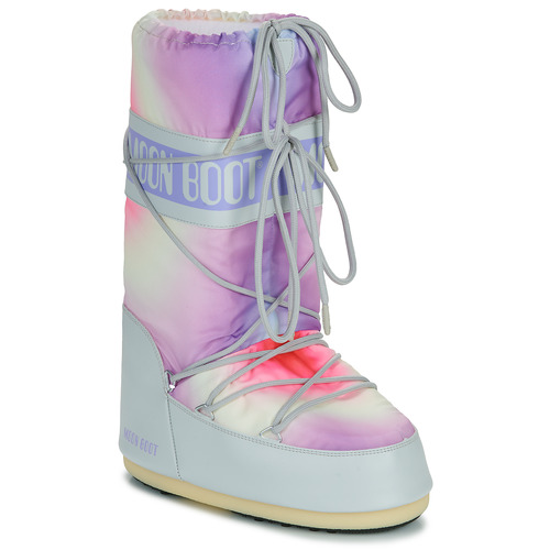 Zapatos Mujer Botas de nieve Moon Boot MB ICON TIE DYE Multicolor