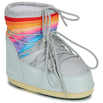 Zapatos Mujer Botas de nieve Moon Boot MB ICON LOW RAINBOW Gris / Multicolor