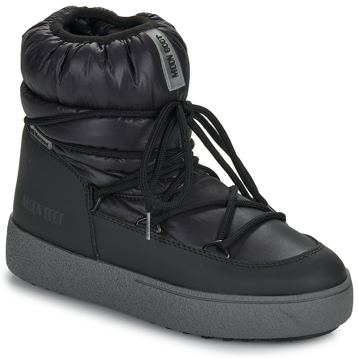 Zapatos Mujer Botas de nieve Moon Boot MB LTRACK LOW NYLON WP Negro