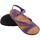 Zapatos Mujer Multideporte Interbios Sandalia señora INTER BIOS 7219 lila Azul