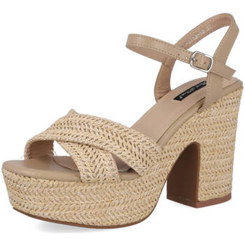 Zapatos Mujer Sandalias L&R Shoes XH-5T13-13 Beige