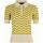 textil Mujer Tops / Blusas King Louie POLO MANDRY  MUJER Amarillo