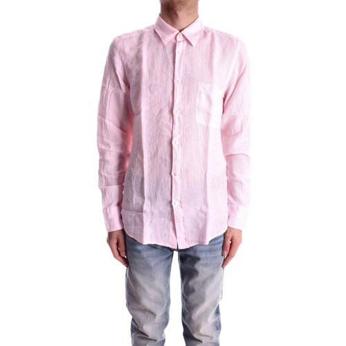 textil Hombre Camisas manga larga BOSS 50489344 Rosa