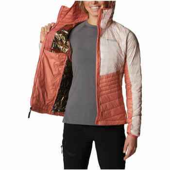 textil Mujer Chaquetas de deporte Columbia Platinum Peak Hooded Jacket Rosa