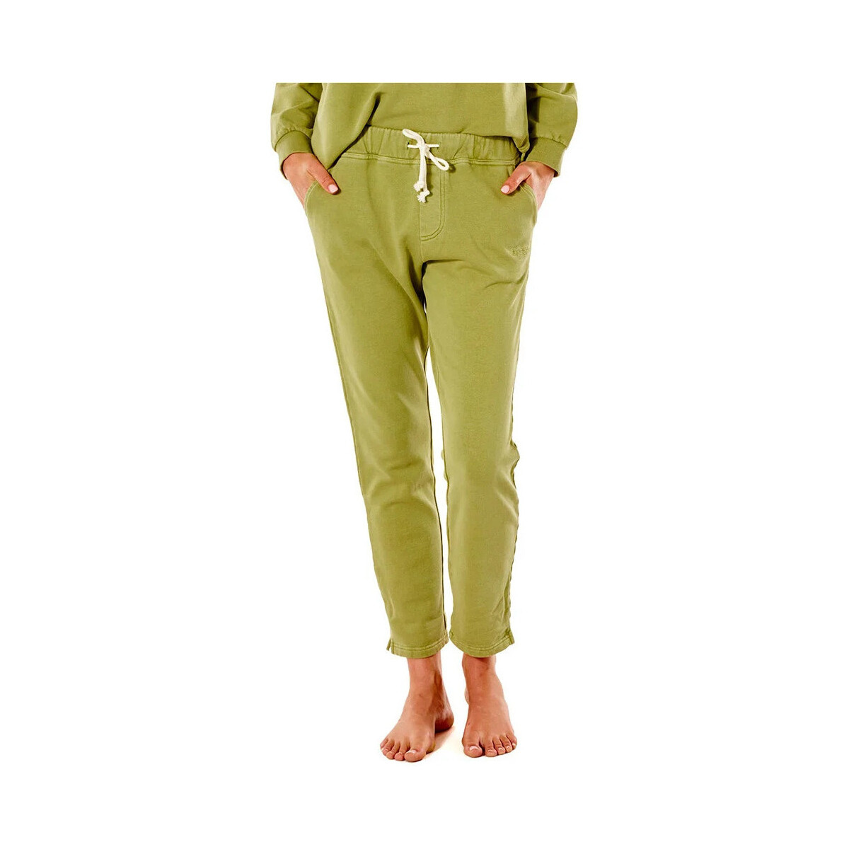 textil Mujer Pantalones de chándal Rip Curl ORGANIC FLEECE TRACK PANT Verde