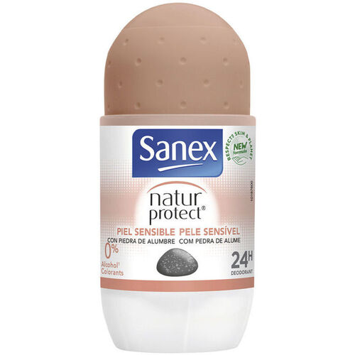 Belleza Tratamiento corporal Sanex Natur Protect 0% Piedra Alumbre Deo Roll-on Sensible 