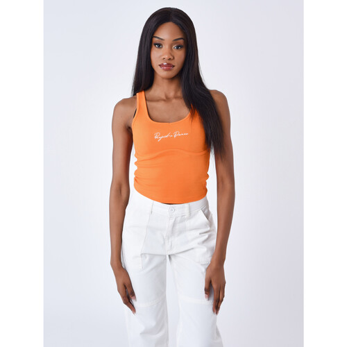 textil Mujer Tops y Camisetas Project X Paris  Naranja