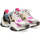 Zapatos Mujer Zapatillas bajas Exé Shoes SNEAKER PLATAFORMA XY166-1 WHITE GOLD DORADO 