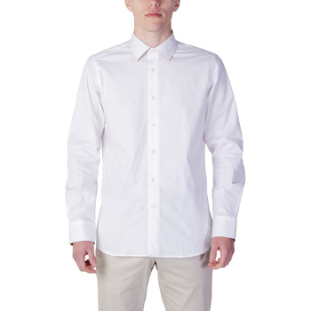 textil Hombre Camisas manga larga Alviero Martini 1312 UE43 Blanco