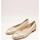 Zapatos Mujer Bailarinas-manoletinas Dansi 105523B Platino Oro