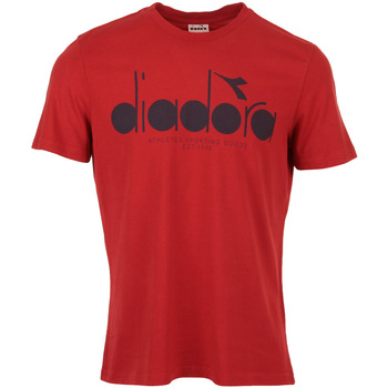 textil Hombre Camisetas manga corta Diadora T-shirt 5Palle Used Rojo