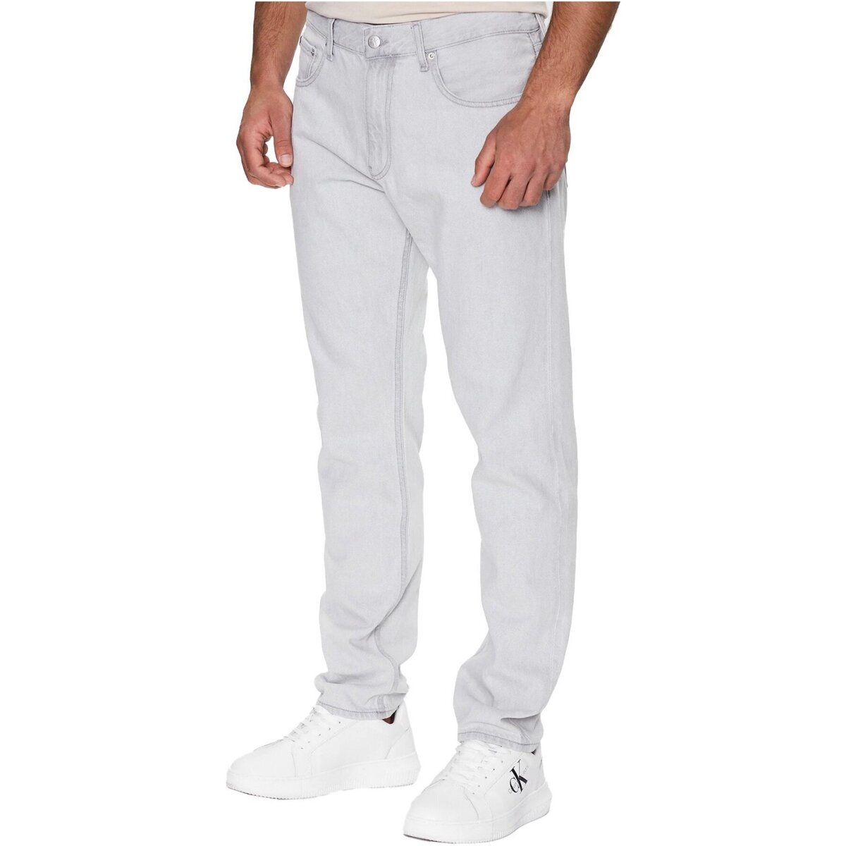 textil Hombre Pantalones Calvin Klein Jeans J30J322797 - Hombres Gris