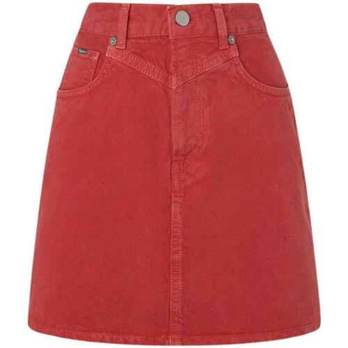 textil Mujer Faldas Pepe jeans RACHEL SKIRT Rojo