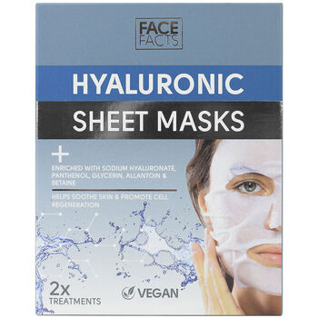 Accesorios textil Mascarilla Face Facts Hyaluronic Sheet Masks 2 X 