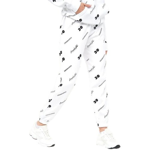textil Mujer Pantalones de chándal Crosshatch Seaways Blanco