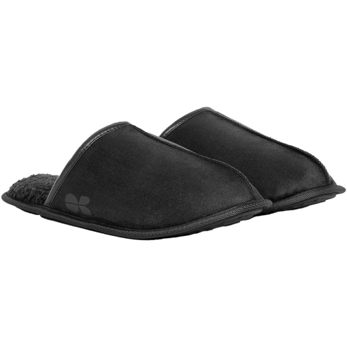 Zapatos Hombre Pantuflas Crosshatch BG663 Negro