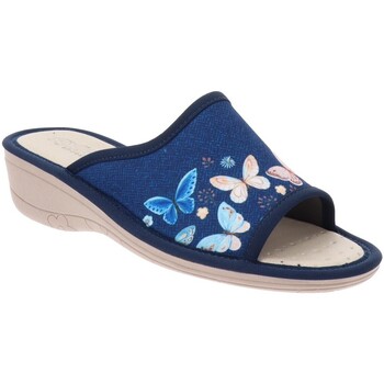 Zapatos Mujer Pantuflas Axa -18924A Azul