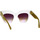 Relojes & Joyas Mujer Gafas de sol Linda Farrow Occhiali da Sole  Dunaway LFL 1049 C17 Blanco