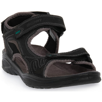 Zapatos Hombre Sandalias Grisport NUBUCK BLACK Negro
