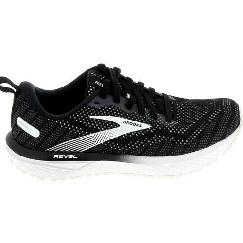 Zapatos Mujer Running / trail Brooks Revel Noir Blanc Negro