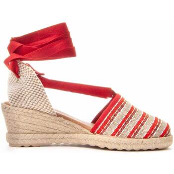 Zapatos Mujer Alpargatas Leindia 81320 Rojo