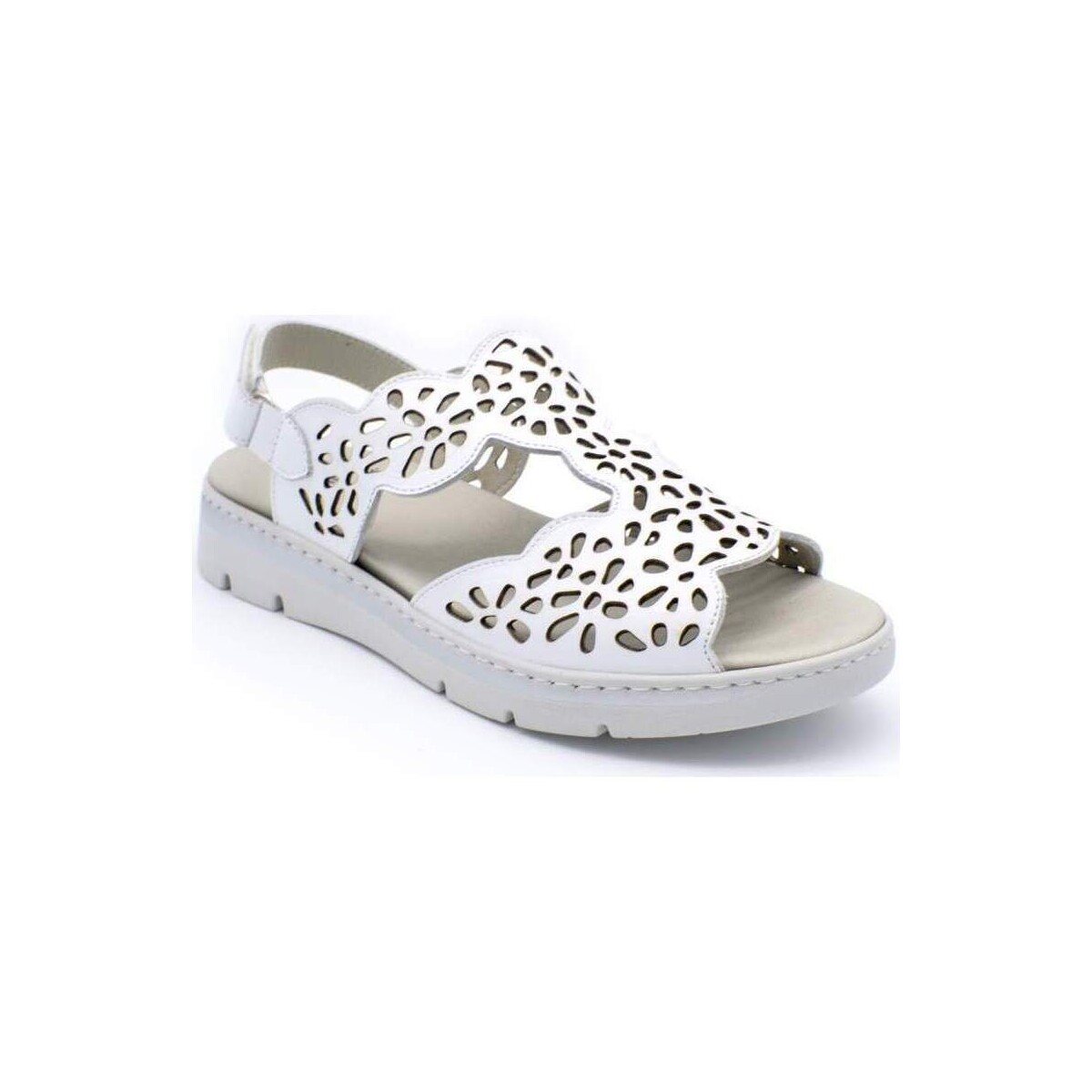 Zapatos Mujer Sandalias Notton 367 blanco Blanco