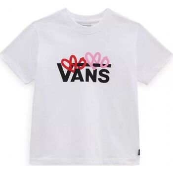 textil Niña Tops y Camisetas Vans VN00040PWHT1-WHITE Blanco