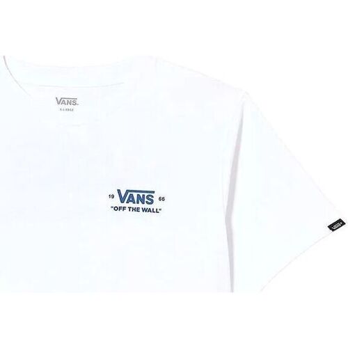 textil Hombre Tops y Camisetas Vans VN00054HJVA1-WHITE Blanco