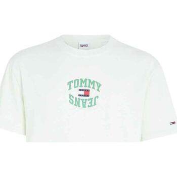 textil Hombre Camisetas manga corta Tommy Jeans TJM CLSC ARCHED LOGO TEE Verde