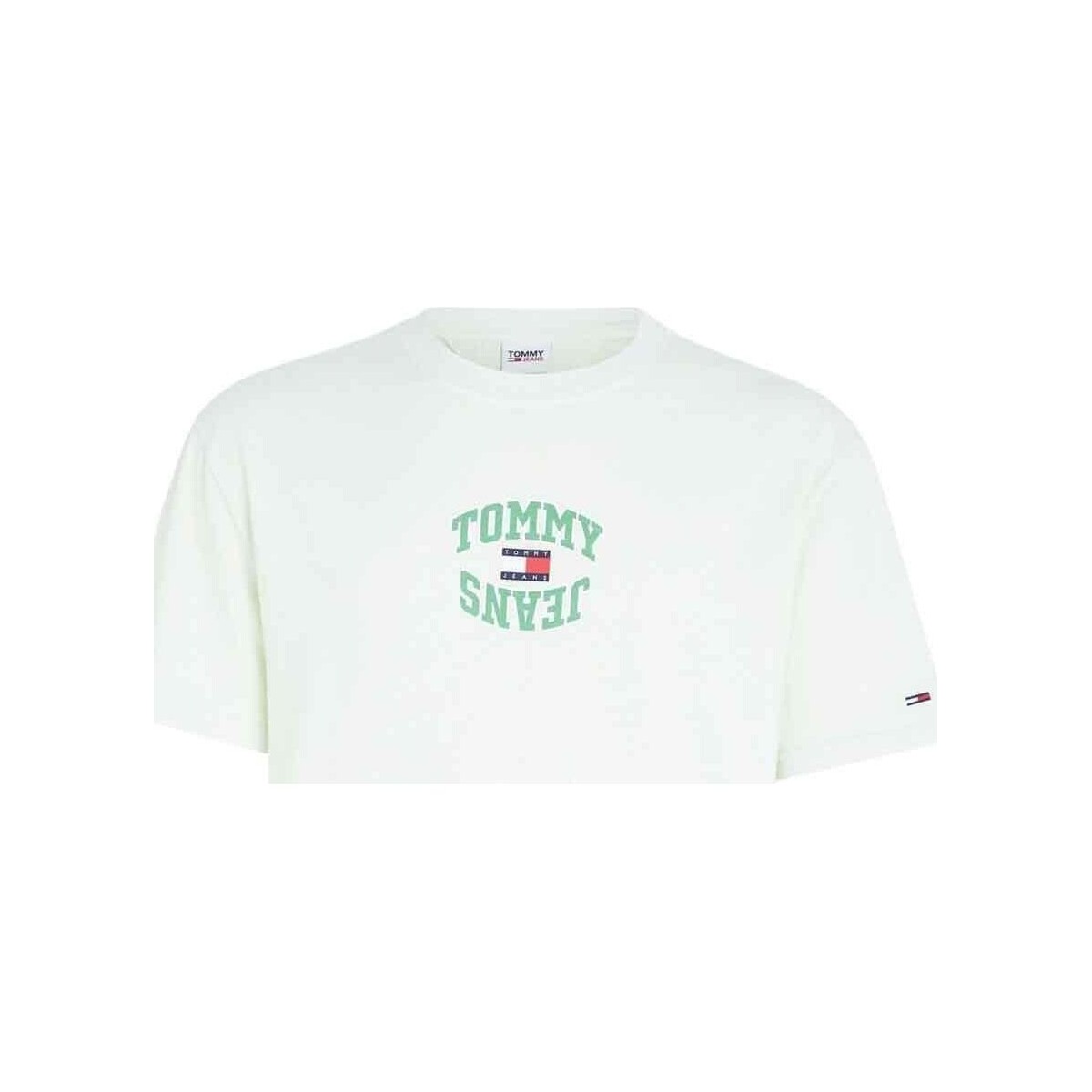textil Hombre Camisetas manga corta Tommy Jeans TJM CLSC ARCHED LOGO TEE Verde