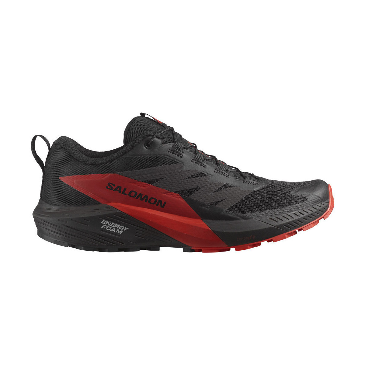 Zapatos Hombre Running / trail Salomon SENSE RIDE 5 Negro