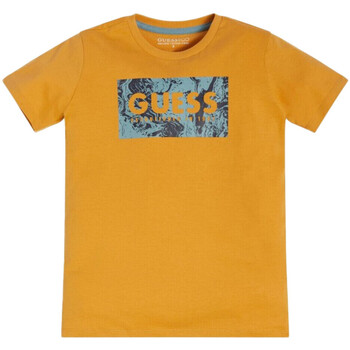 textil Niño Tops y Camisetas Guess  Amarillo