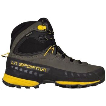 Zapatos Hombre Senderismo La Sportiva Botas TX5 GTX Hombre Carbon/Yellow Gris
