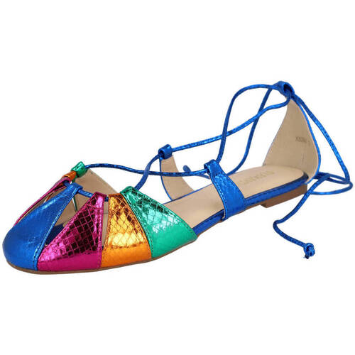 Zapatos Mujer Sandalias L&R Shoes X8293 Azul