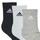 Accesorios Calcetines de deporte Adidas Sportswear C SPW CRW 3P Gris / Blanco / Negro
