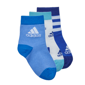 Accesorios Niños Calcetines de deporte Adidas Sportswear LK SOCKS 3PP Azul / Blanco